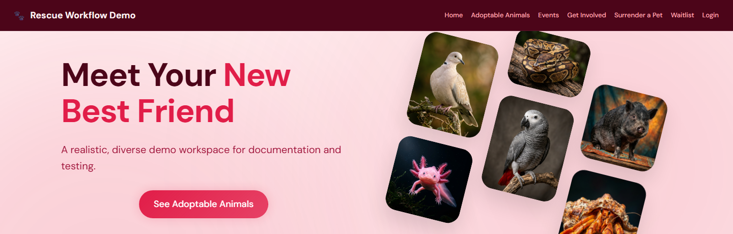 Public Animal Profiles & Syndication