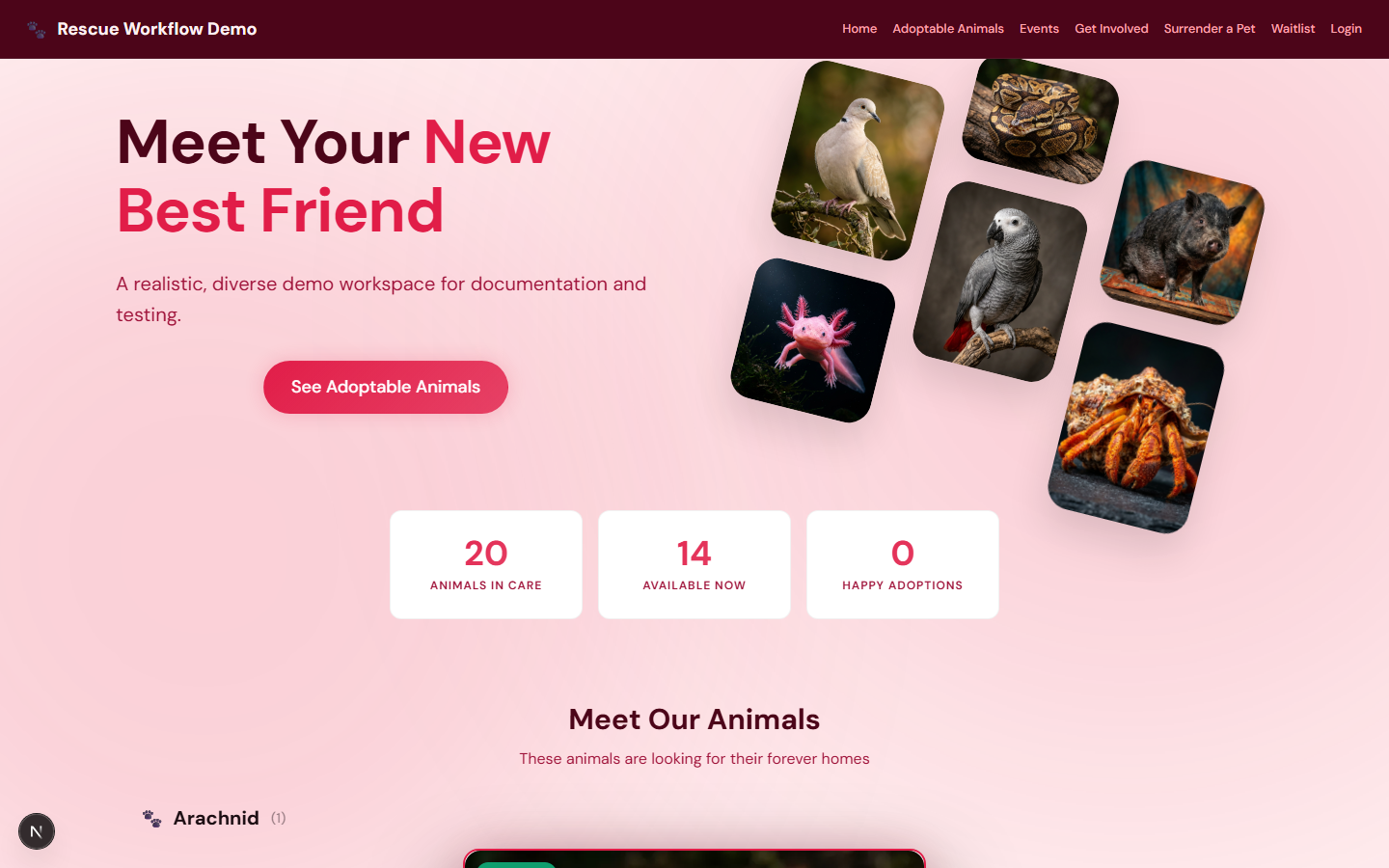 Public rescue page — auto-generated, always up to date, no website needed
